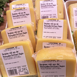 Bergkäse (mild) aus der Rheinquellen-/Gotthard-Region